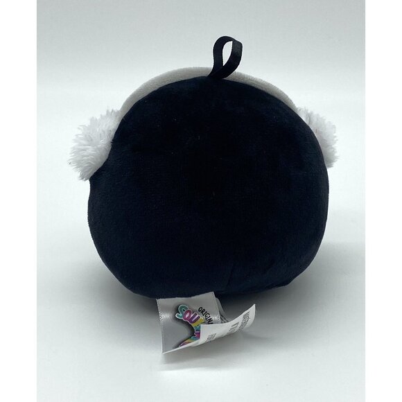 Squishmallow Holiday Christmas Ornament Luna Penguin Ear Muffs Green Scarf 4” - Picture 2 of 3
